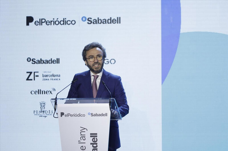 Intervención de Aitor Moll, CEO de Prensa Ibérica, en la gala de entrega de los premios.