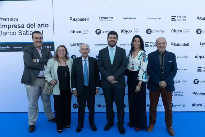Eugenio Mompó, Edu Quilis, Vicente Quilis, Javier Quilis, Pilar Caro y Miguel Ángel Llopis (Inelcom) / Miguel Angel Montesinos.